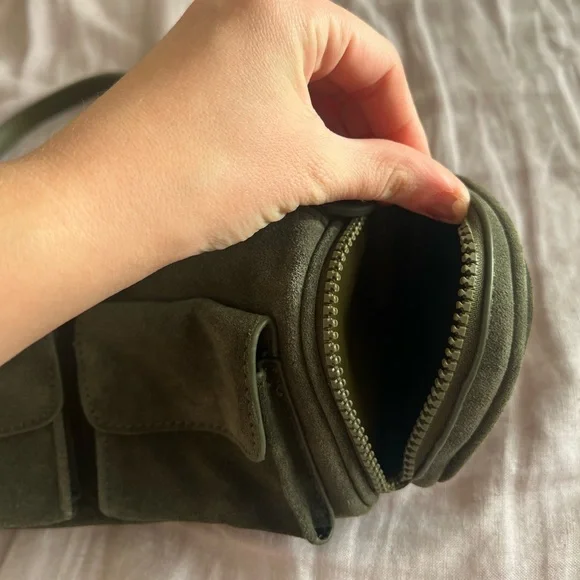 Zara Olive Green Mini Bag - Picture 6 of 8